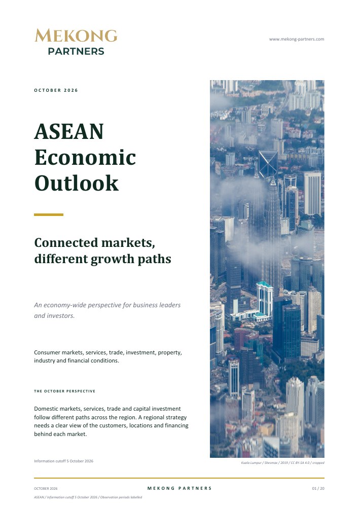 ASEAN Economic Outlook, October 2026, actual report cover