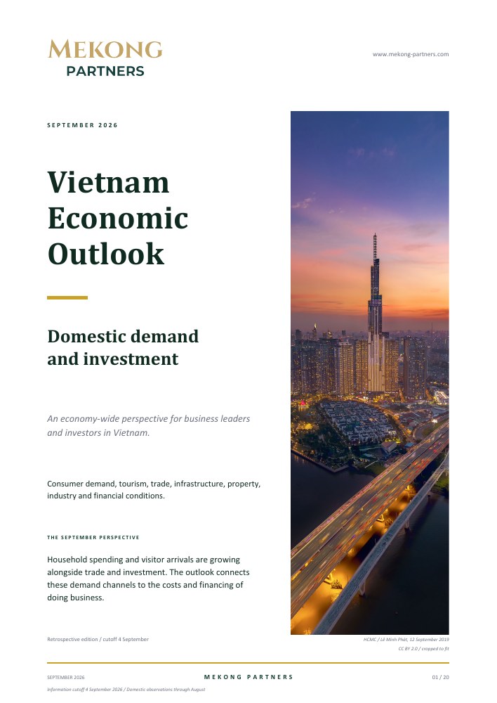 Vietnam Economic Outlook, September 2026, actual report cover