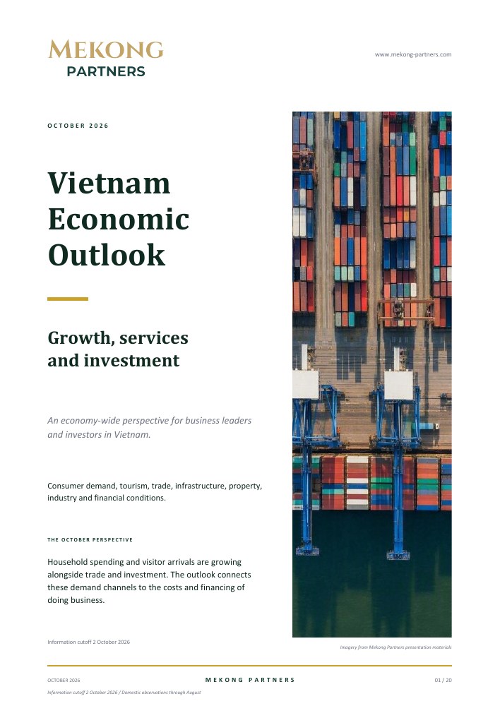 Vietnam Economic Outlook, October 2026, actual report cover