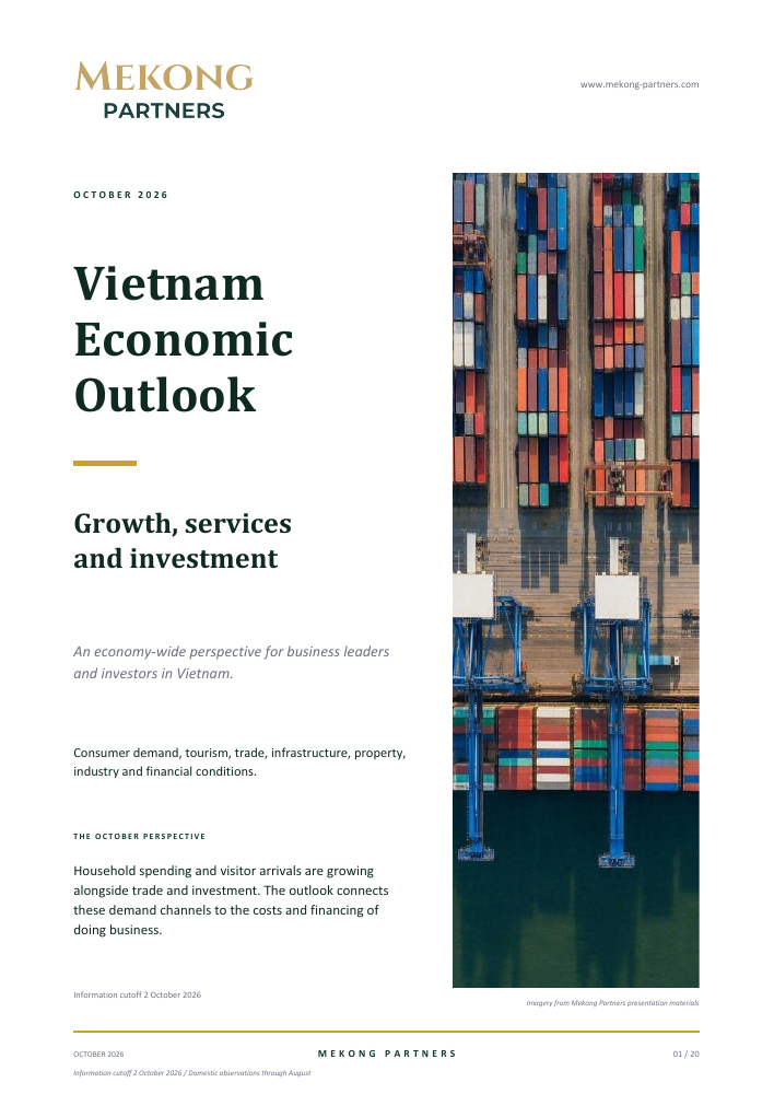 Vietnam Economic Outlook, October 2026, original PDF cover